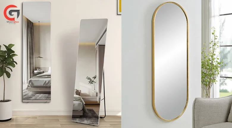 انواع طرح های آینه قدی 